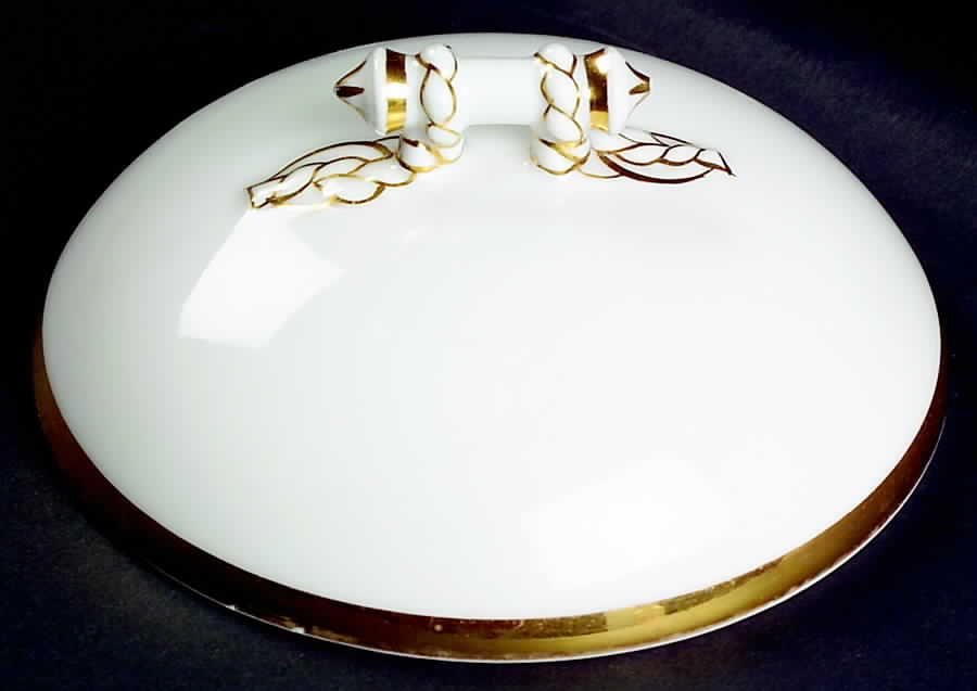 Wedding Ring Lid for Round Butter by Haviland-1