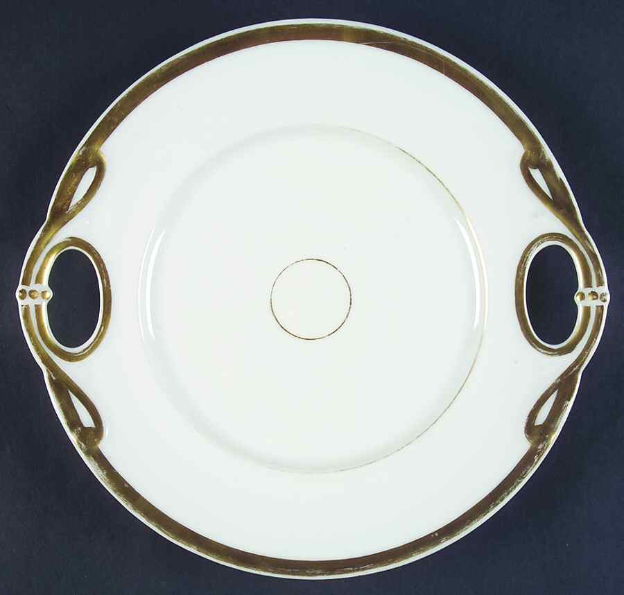 Wedding Ring Handled Cake Plate by Haviland-1
