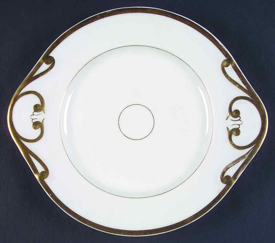 Wedding Ring Handled Cake Plate by Haviland-1