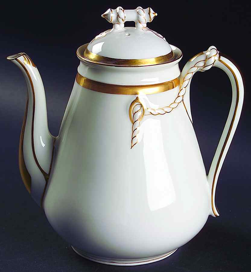 Wedding Ring Coffee Pot & Lid by Haviland-1