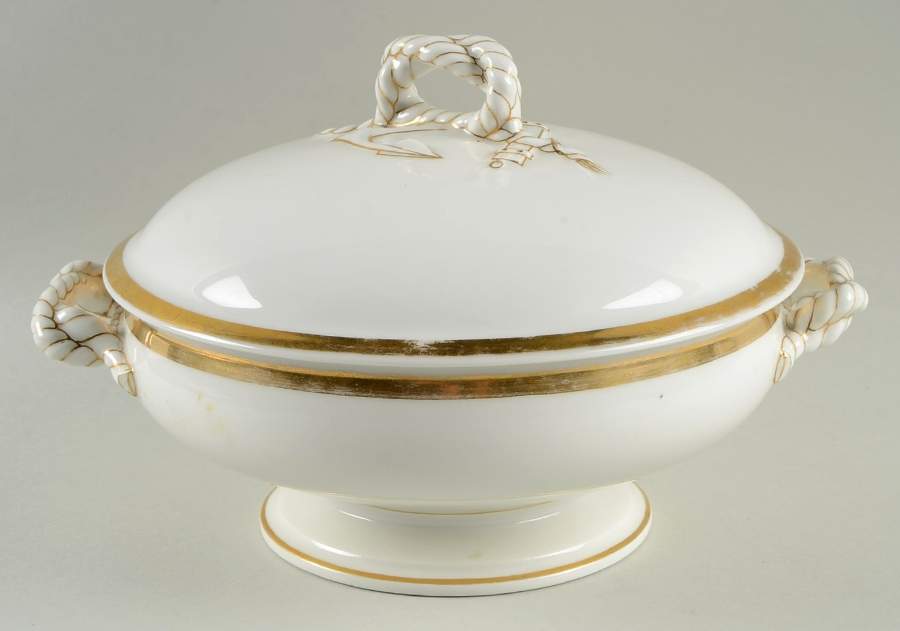 Wedding Ring Round Covered Vegetable by Haviland-1