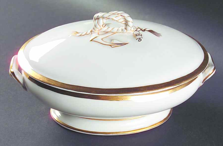 Wedding Ring Oval Covered Vegetable by Haviland-1