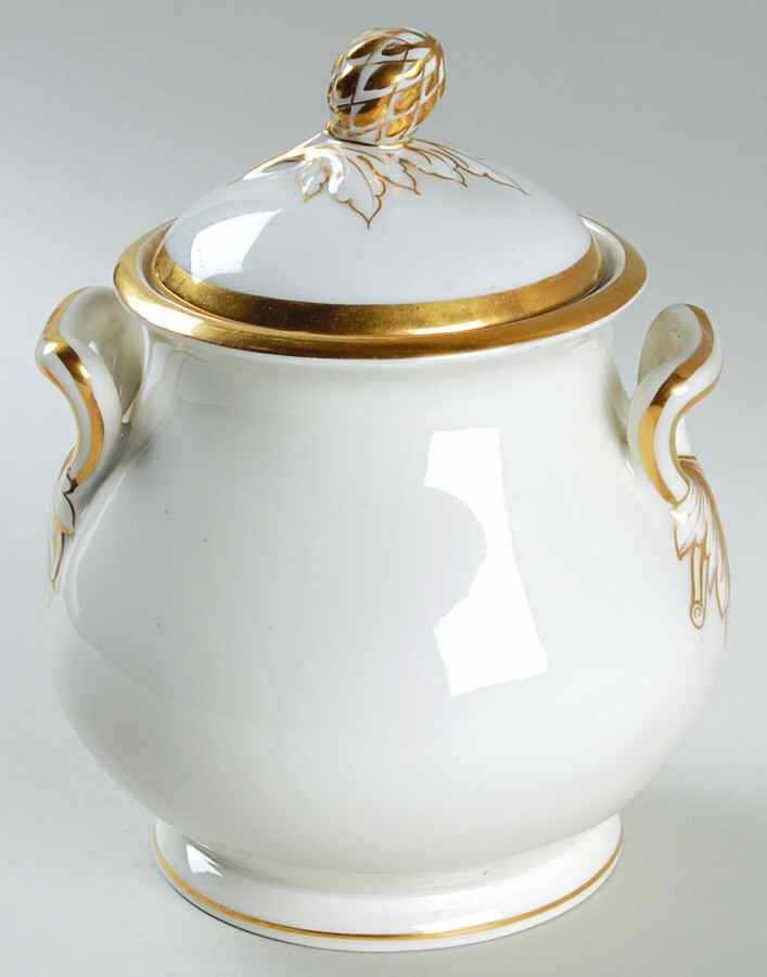 Wedding Ring Sugar Bowl & Lid by Haviland-1