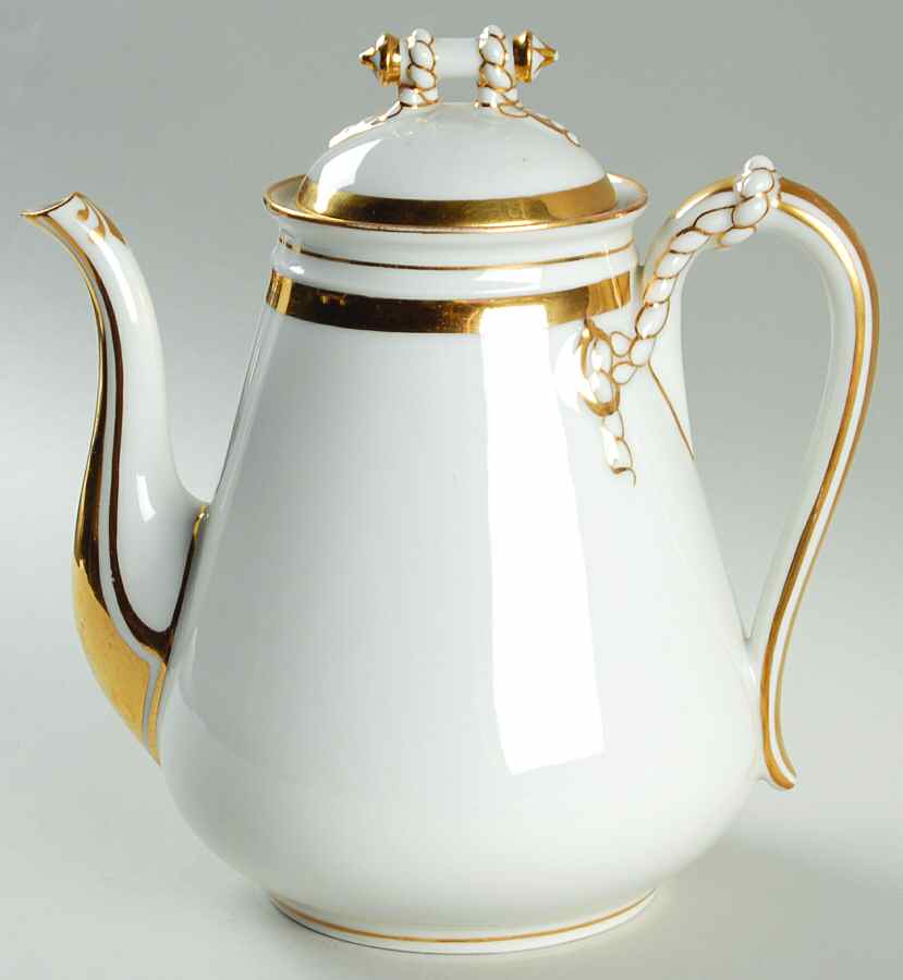 Wedding Ring Coffee Pot & Lid by Haviland-1
