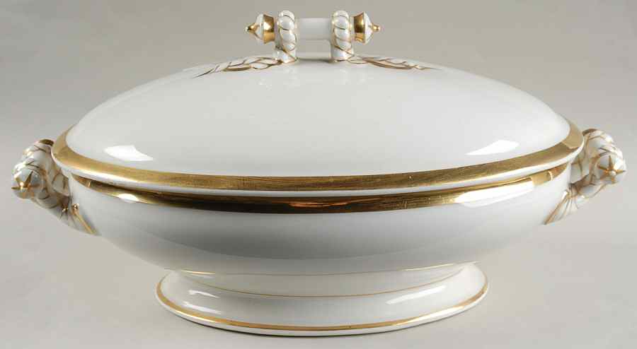 Wedding Ring Oval Covered Vegetable by Haviland-1