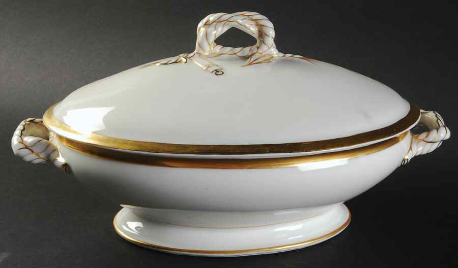 Wedding Ring Oval Covered Vegetable by Haviland-1