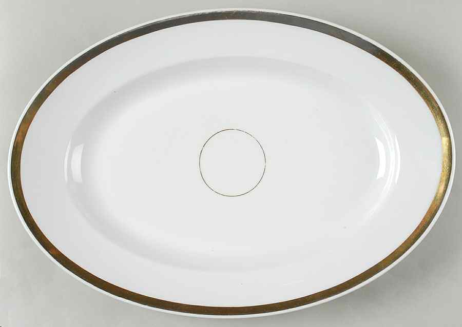 Wedding Ring 13" Oval Serving Platter by Haviland-1