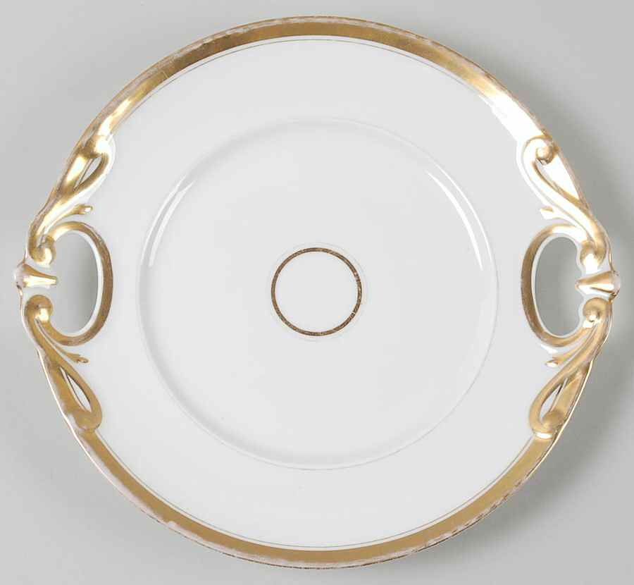 Wedding Ring Handled Cake Plate by Haviland-1