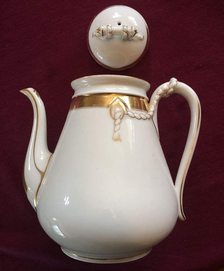 Wedding Ring Coffee Pot & Lid by Haviland-1
