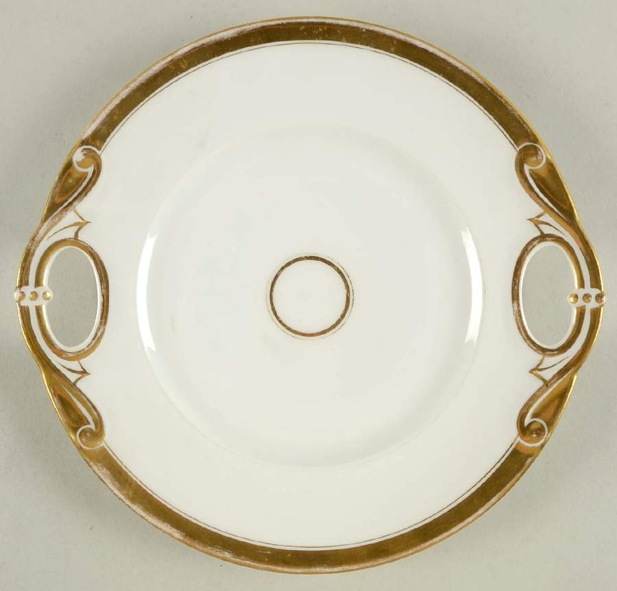 Wedding Ring Handled Cake Plate by Haviland-1