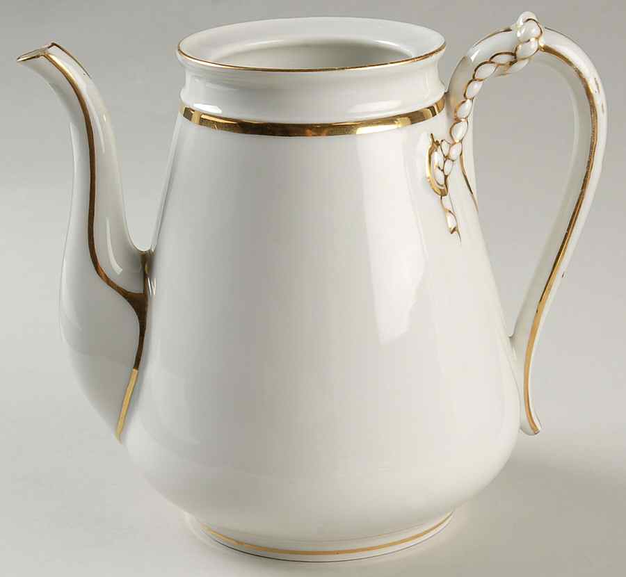 Wedding Ring Coffee Pot No Lid by Haviland-1