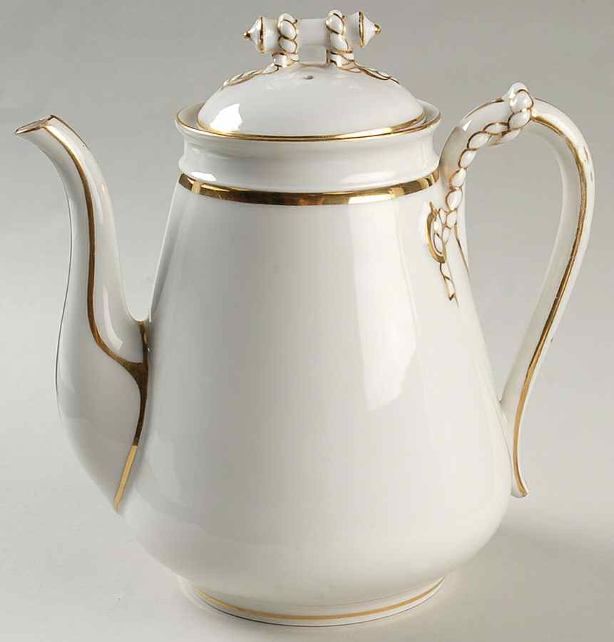 Wedding Ring Coffee Pot & Lid by Haviland-1