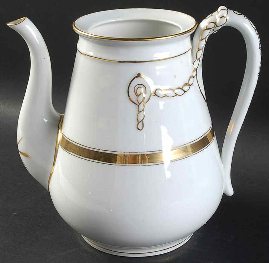 Wedding Ring Coffee Pot No Lid by Haviland-1