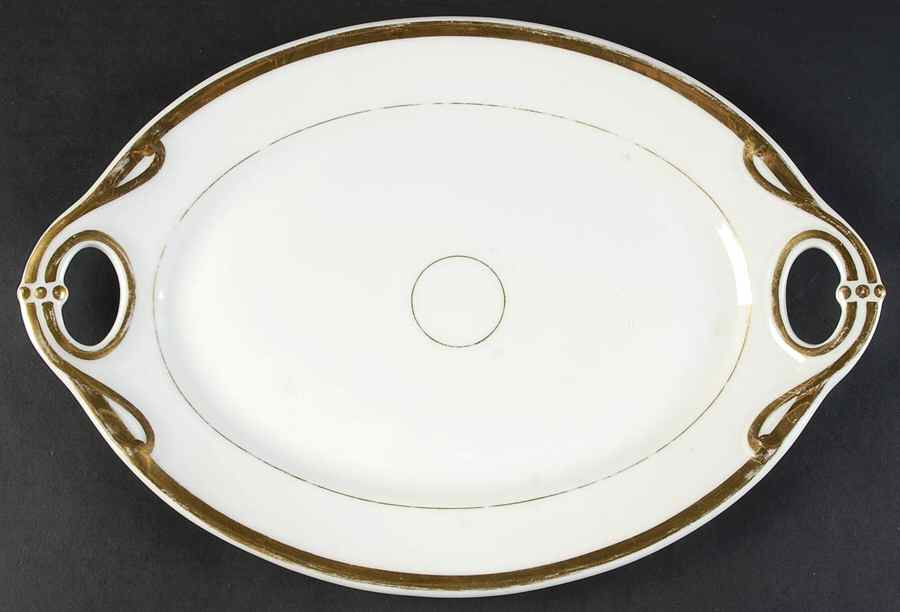 Wedding Ring 13" Oval Serving Platter by Haviland-1