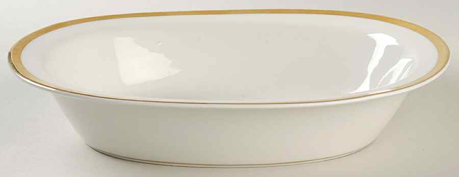 Wedding Ring 10" Oval Vegetable Bowl by Haviland-1