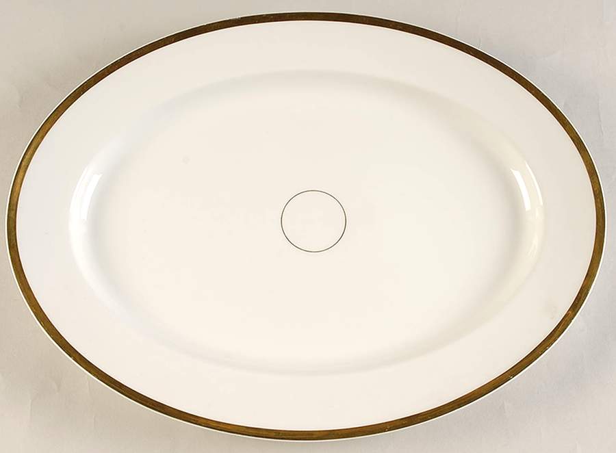 Wedding Ring 16" Oval Serving Platter by Haviland-1