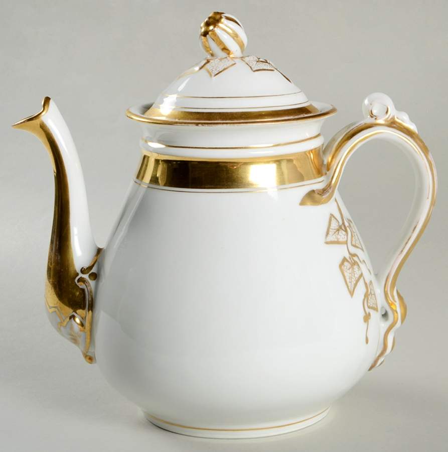 Wedding Ring Teapot & Lid by Haviland-1