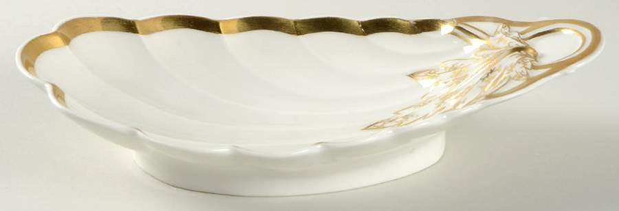 Wedding Ring 8" Shell Shaped Dish by Haviland-1