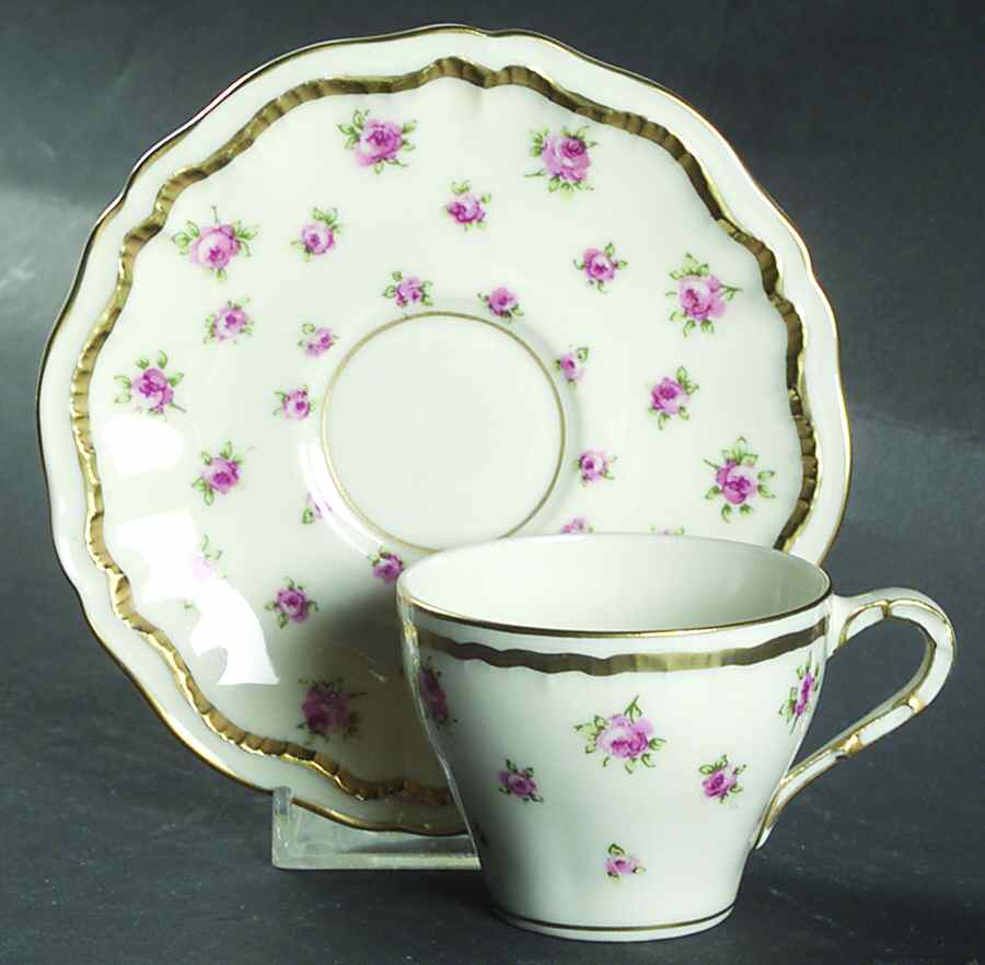 Wilton Flat Demitasse Cup & Saucer Set by Haviland-1