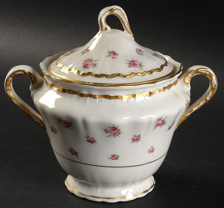 Wilton Sugar Bowl & Lid by Haviland-1