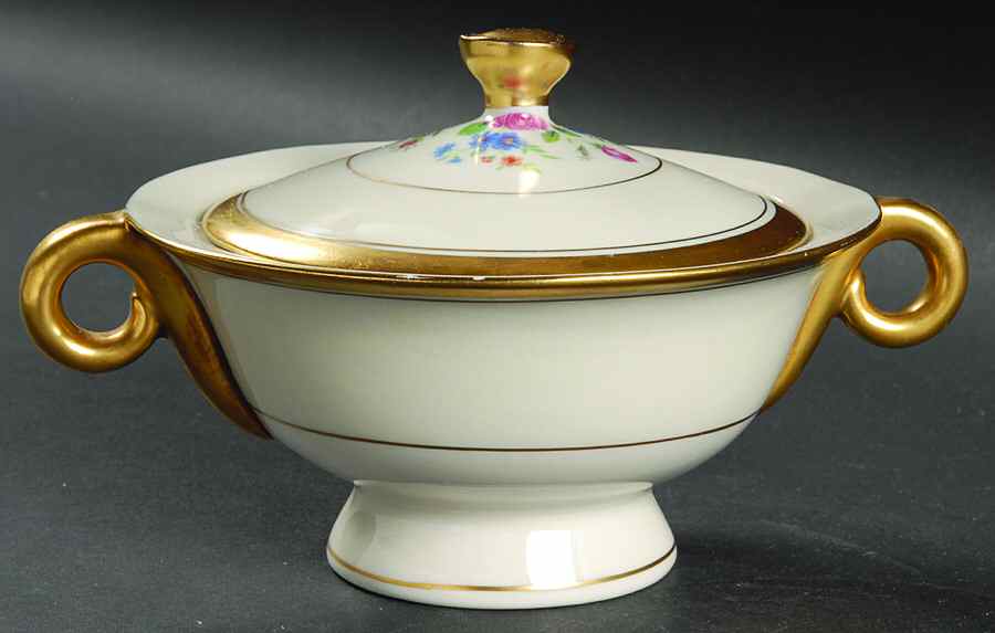 Windsor Sugar Bowl & Lid by Haviland-1