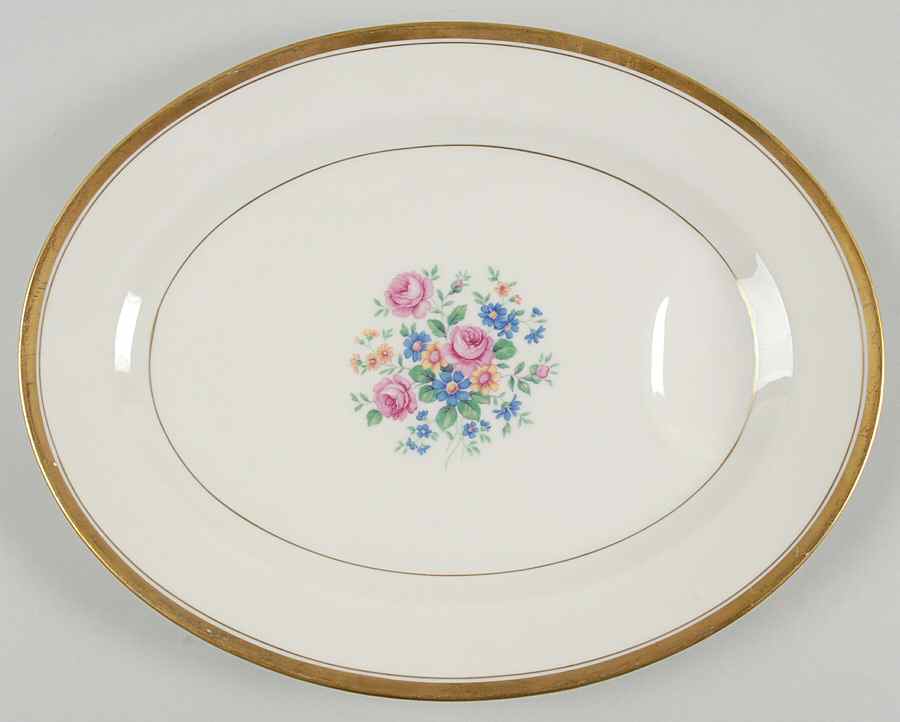 Windsor 13" Oval Serving Platter by Haviland-1