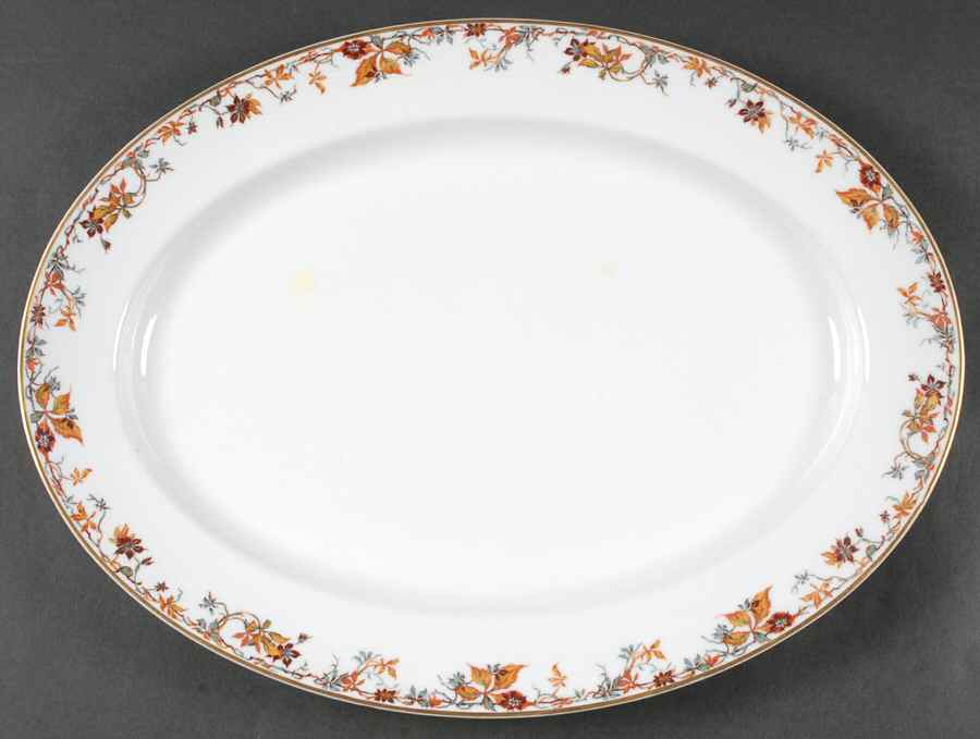 Woodbine 16" Oval Serving Platter by Haviland-1