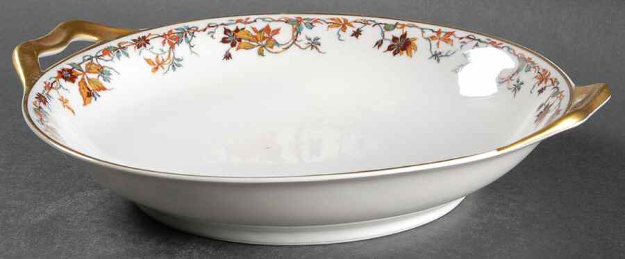 Woodbine 10" Round Vegetable Bowl by Haviland-1