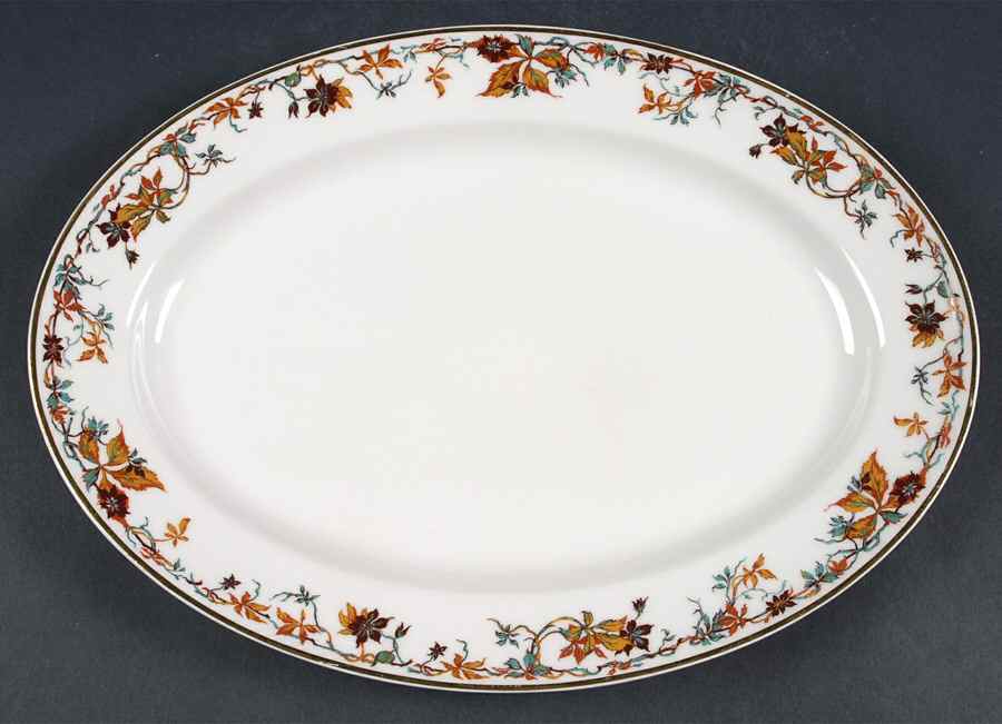 Woodbine 11" Oval Serving Platter by Haviland-1