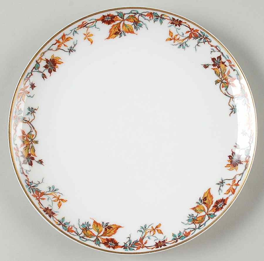 Woodbine Coupe Salad Plate by Haviland-1
