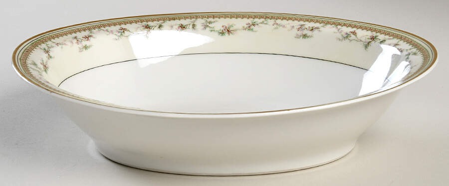 Yale 10" Oval Vegetable Bowl by Haviland-1