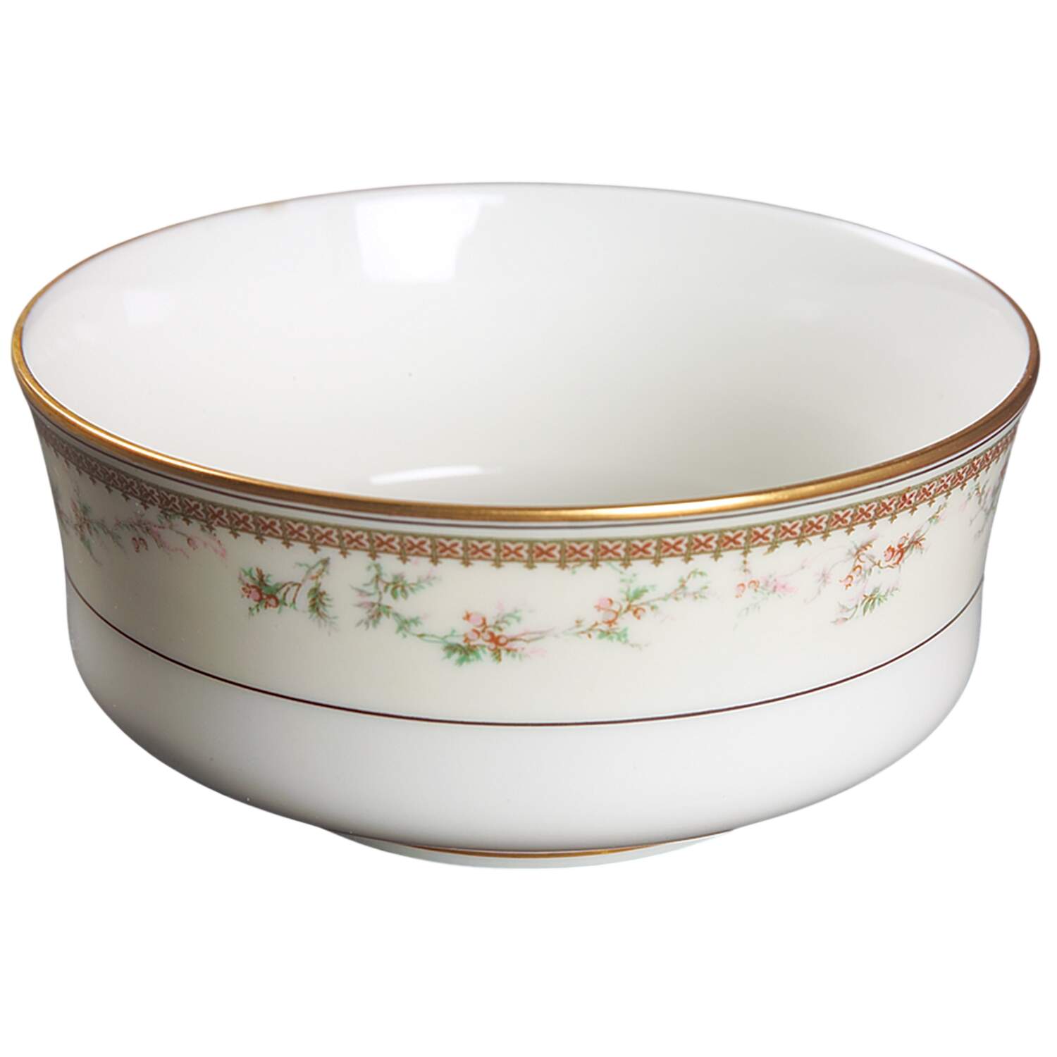 Yale Cranberry Bowl by Haviland-1