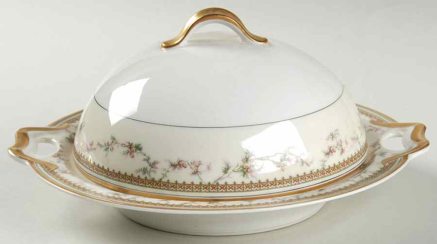 Yale Round Covered Butter by Haviland-1