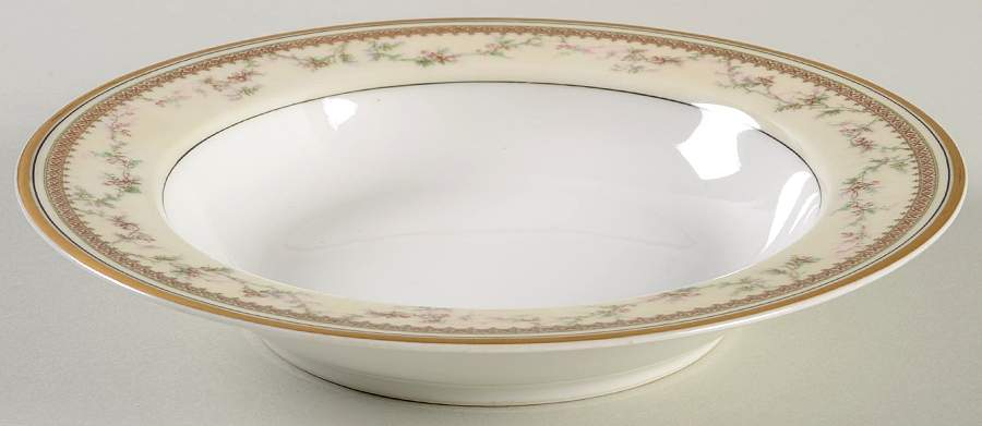 Yale Rim Soup Bowl by Haviland-1