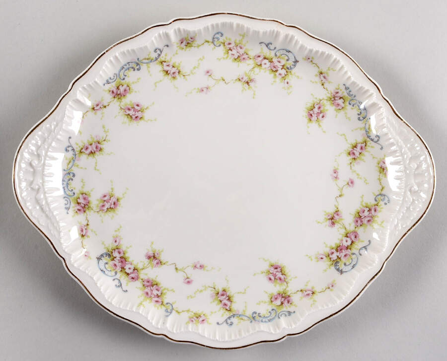 Yvonne Handled Cake Plate by Haviland-1