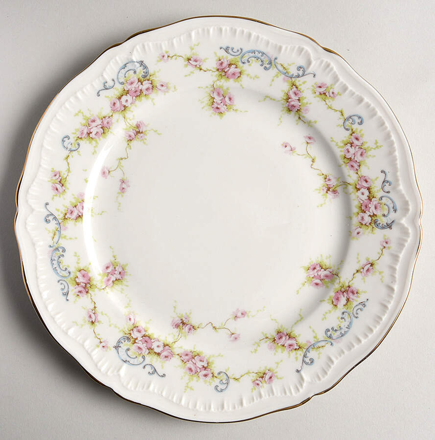 Yvonne Luncheon Plate by Haviland-1