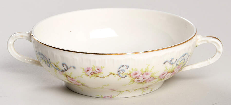 Yvonne Flat Cream Soup Bowl by Haviland-1