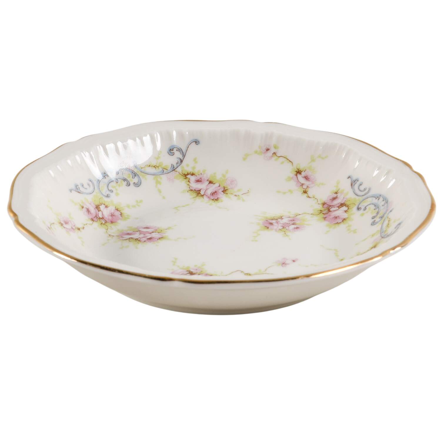 Yvonne Rim Fruit/Dessert (Sauce) Bowl by Haviland-1