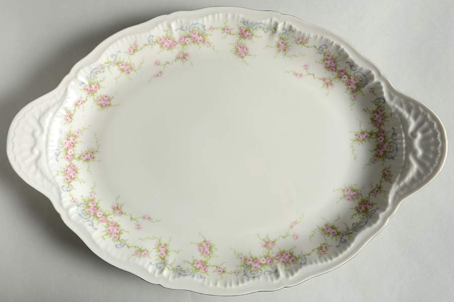 Yvonne 16" Oval Serving Platter by Haviland-1
