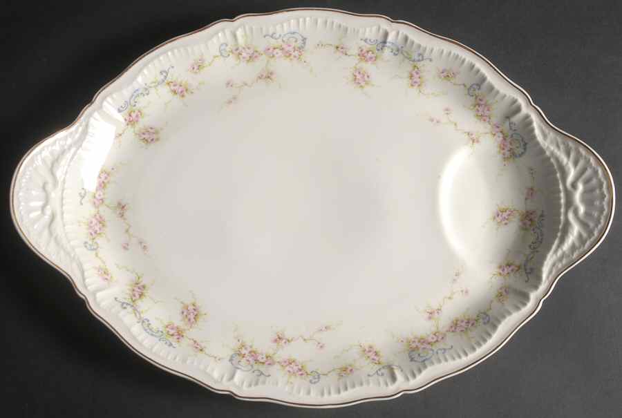 Yvonne 16" Oval Serving Platter by Haviland-1