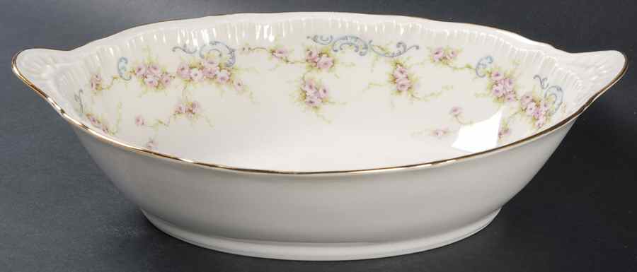 Yvonne 10" Oval Vegetable Bowl by Haviland-1