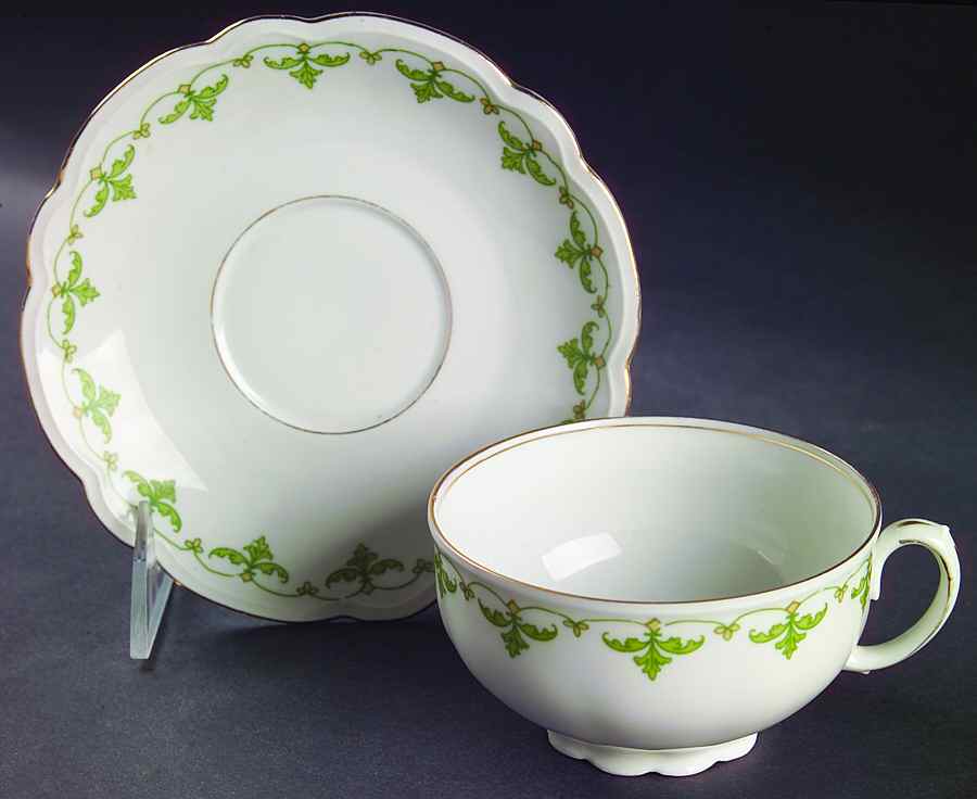 Carmen Footed Cup & Saucer Set by Habsburg-1