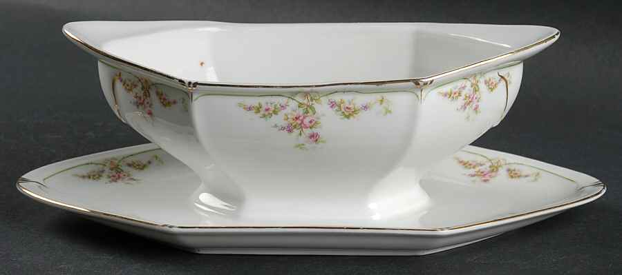 Juliette Gravy Boat with Attached Underplate by Habsburg-1