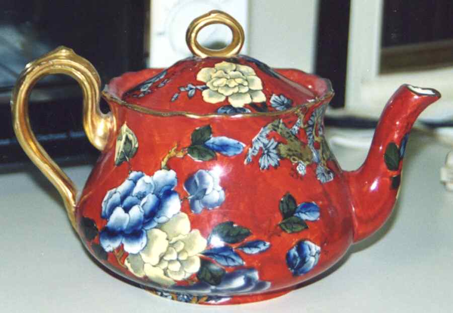 Corea Teapot & Lid by Sampson Hancock & Sons-1