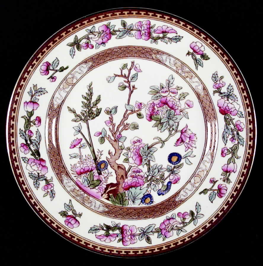 Indian Tree (Smooth, Gold) Luncheon Plate by Sampson Hancock & Sons-1