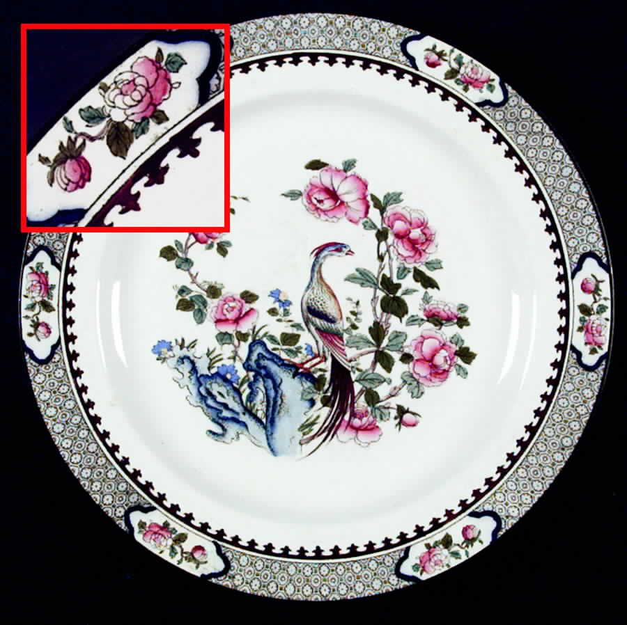 Rockery & Pheasant Dinner Plate by Sampson Hancock & Sons-1
