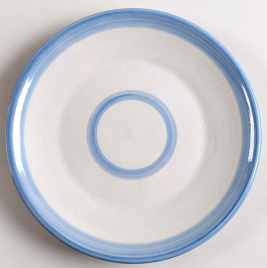 Blue Horse Saucer for Oversized Cup by M A Hadley-1