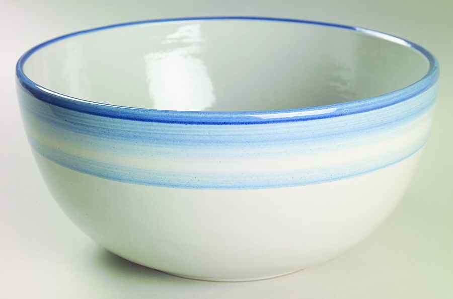 Blue Horse 8" Salad Serving Bowl by M A Hadley-1