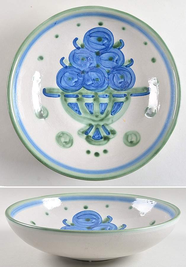 Bouquet 10" Pasta Serving Bowl by M A Hadley-1