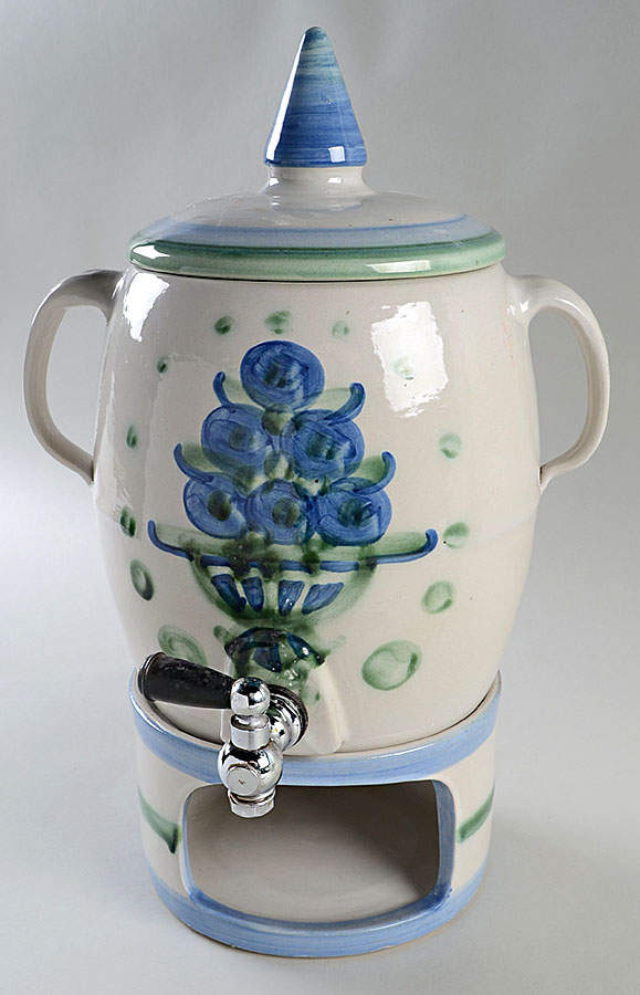Bouquet 3-Piece Samovar with Stand Set by M A Hadley-1